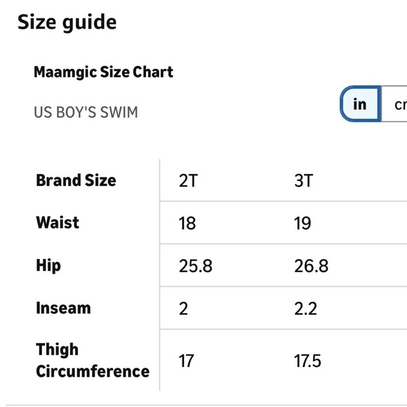 Maamgic Toddler Boys’ Pink & Blue Fish Bones “Shortie” UPF Swim Shorts • Size 2T - Picture 12 of 12